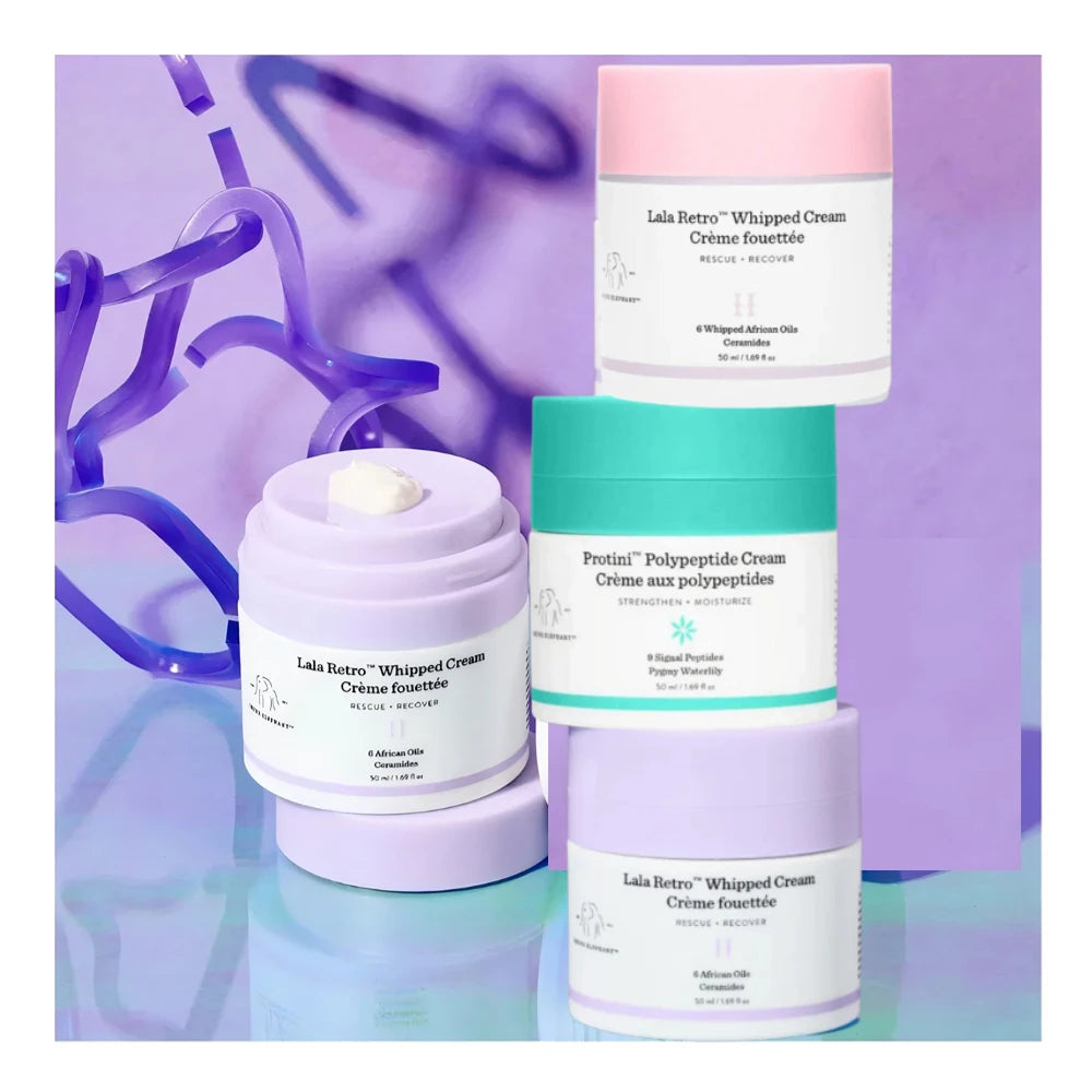Lala Retro Whipped Cream Polypeptide Protein Strengthen Moisturize Anti-aging Primer Hydrating Face Cream Skin Care