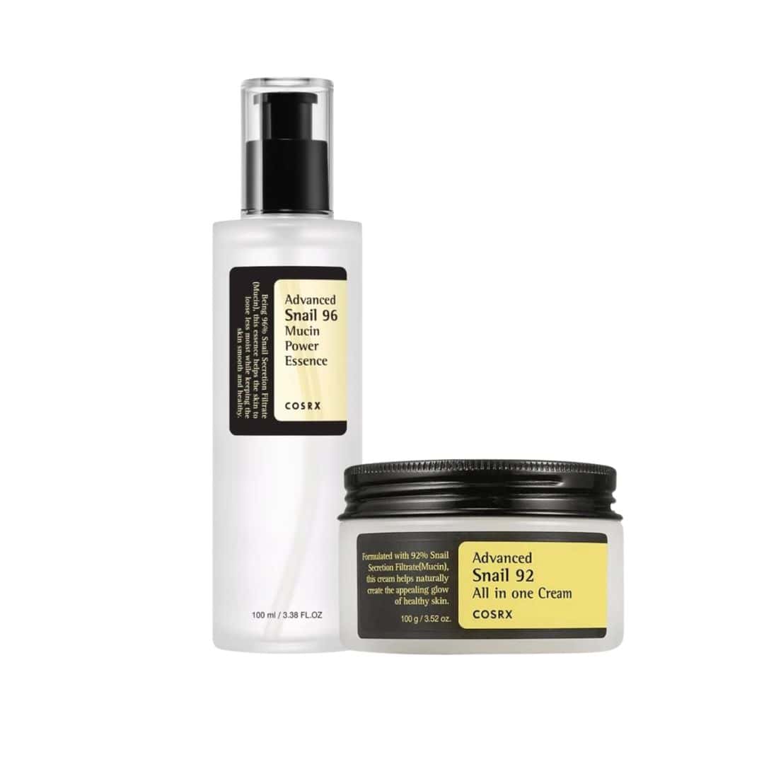 COSRX  ADVANCED SNAIL 92 ALL IN ONE CREAM AND ADVANCED SNAIL 96 MUCIN POWER ESSENCE