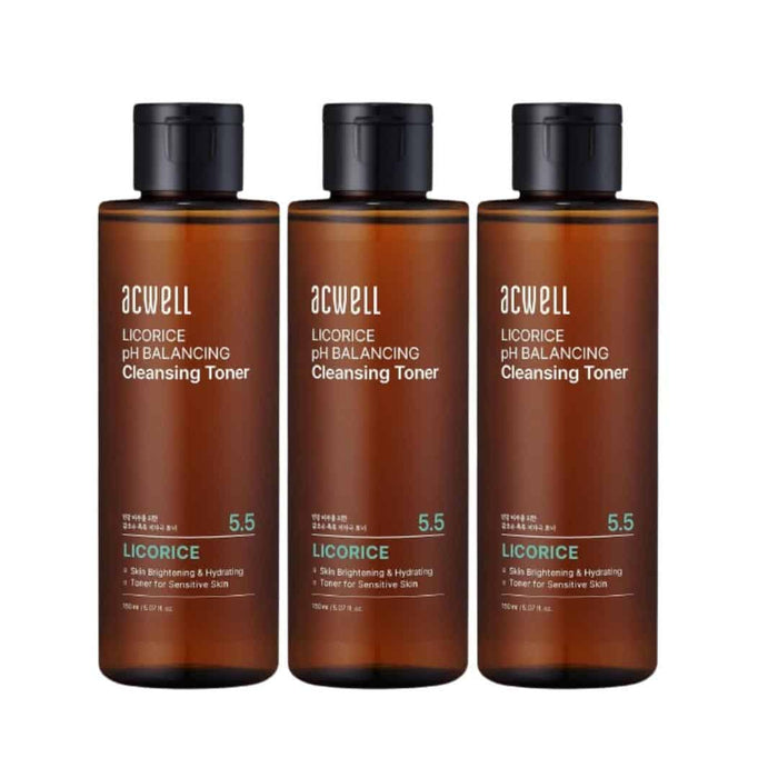 (3 Units) Licorice pH Balancing Cleansing Toner Bundle - AuraSilque