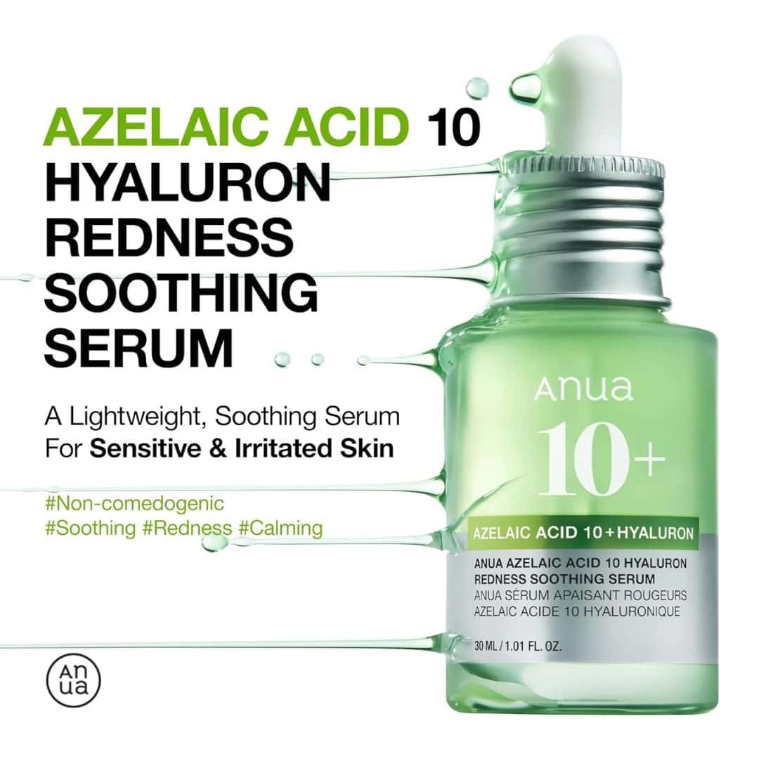 Anua Azelaic Acid 10 Hyaluron Redness Soothing Serum- 30ml