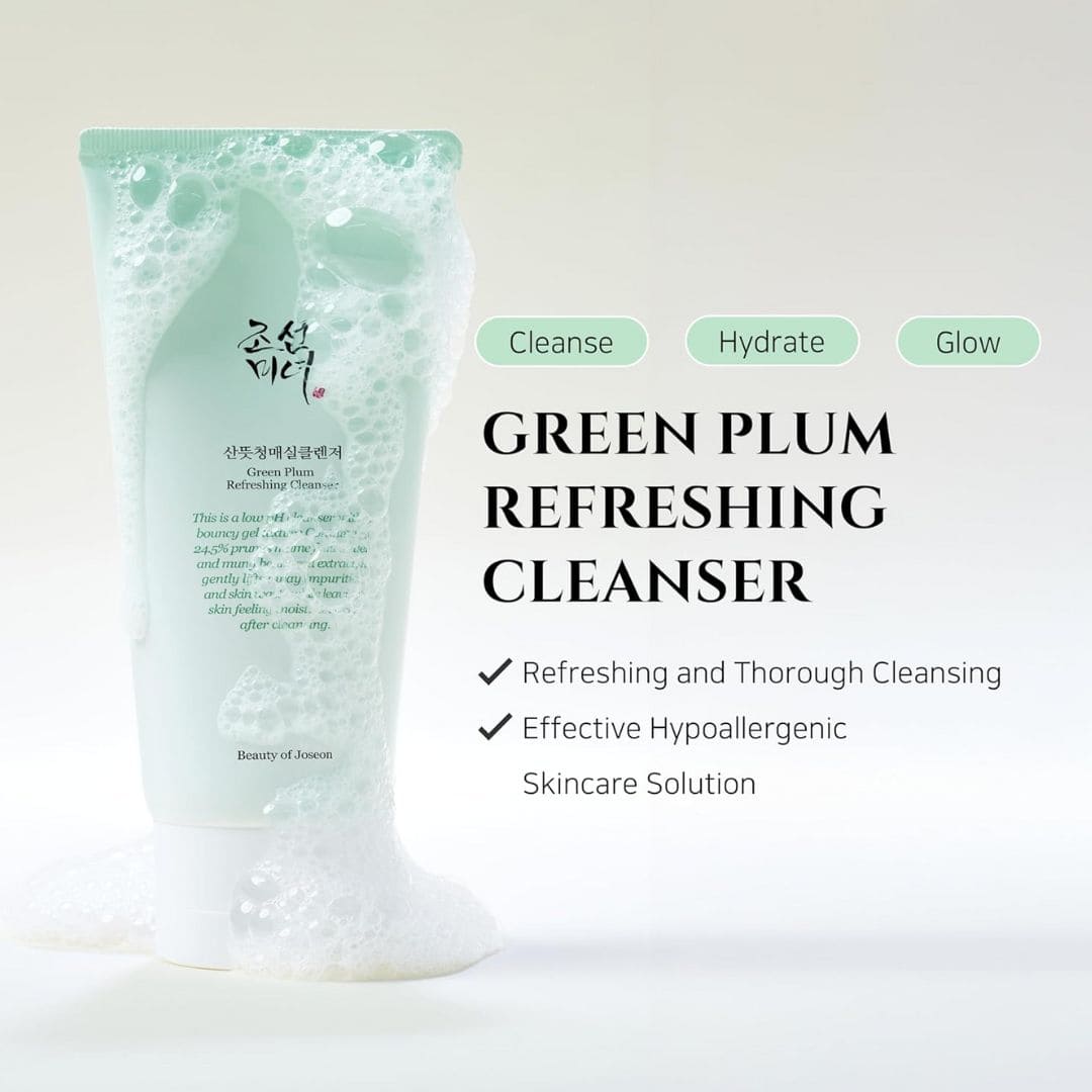 Beauty of Joseon Green Plum Refreshing Cleanser -Hydrate - Glow