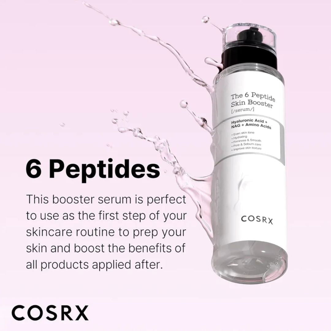 COSRX The 6 Peptide Skin Booster Serum (150ml) steps suggestion