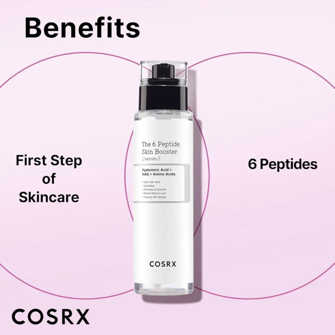 COSRX The 6 Peptide Skin Booster Serum (150ml) benefits