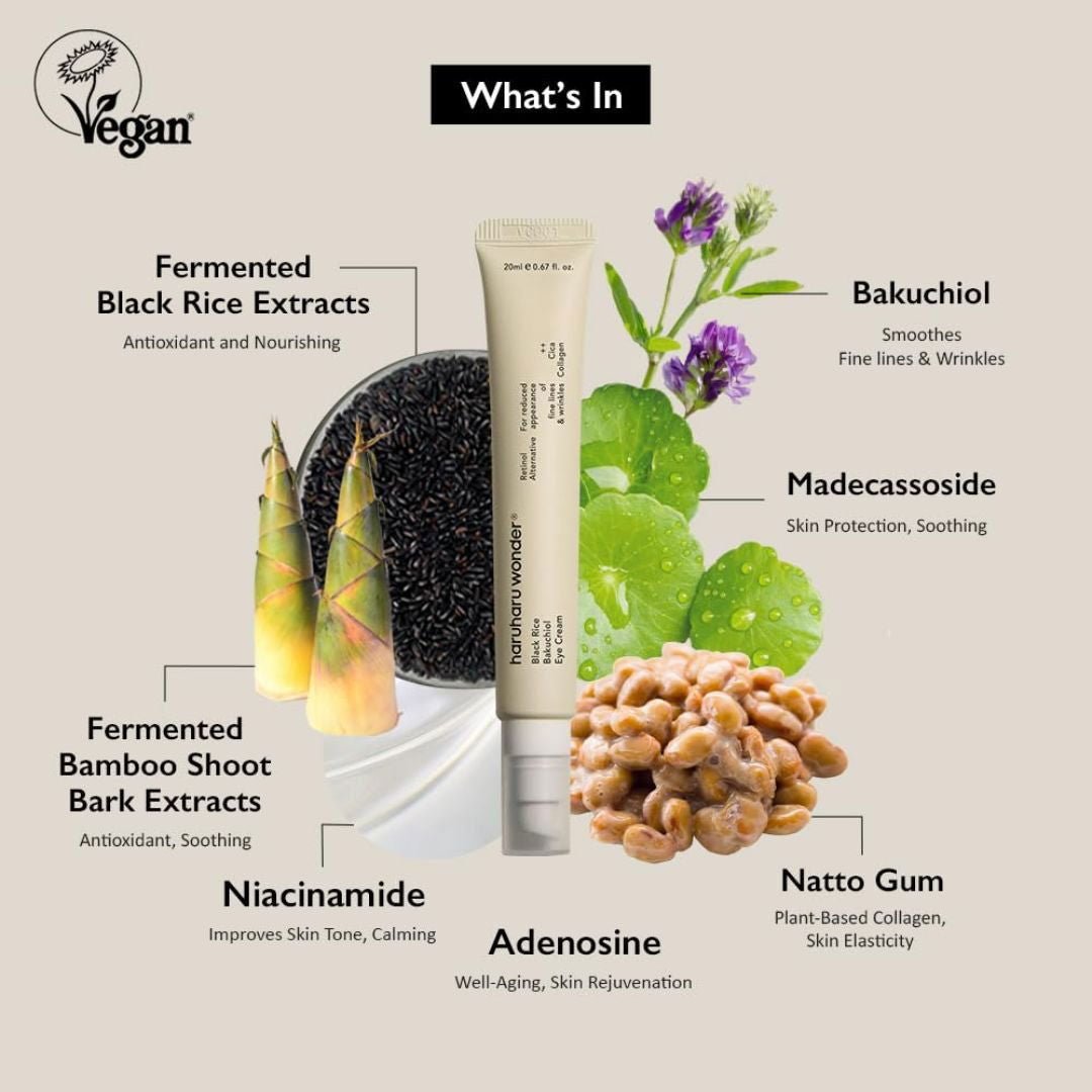 Haruharu Wonder Black Rice Bakuchiol Eye Cream 20ml