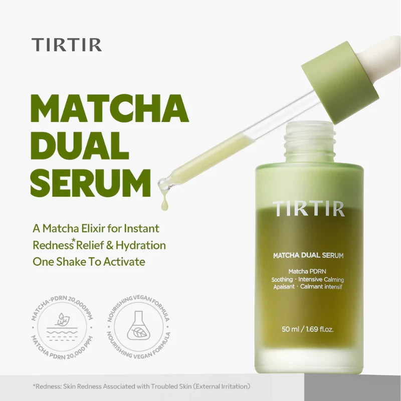 TIRTIR Matcha Dual Serum - 50ML - AuraSilque