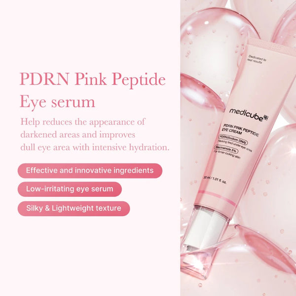 medicube PDRN Pink Peptide Eye Serum 30ml - AuraSilque