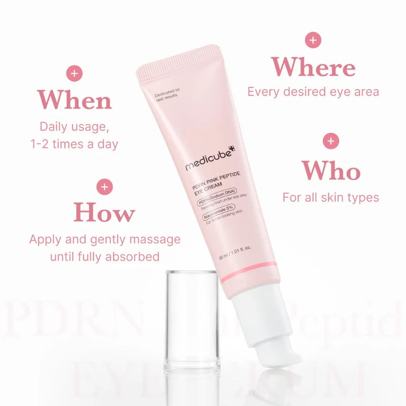 medicube PDRN Pink Peptide Eye Serum 30ml - AuraSilque