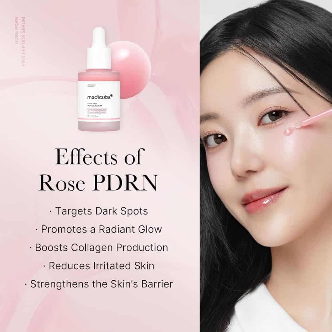 Medicube PDRN Pink Peptide Serum 30ml - AuraSilque