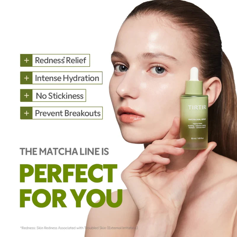 TIRTIR Matcha Dual Serum - 50ML - AuraSilque