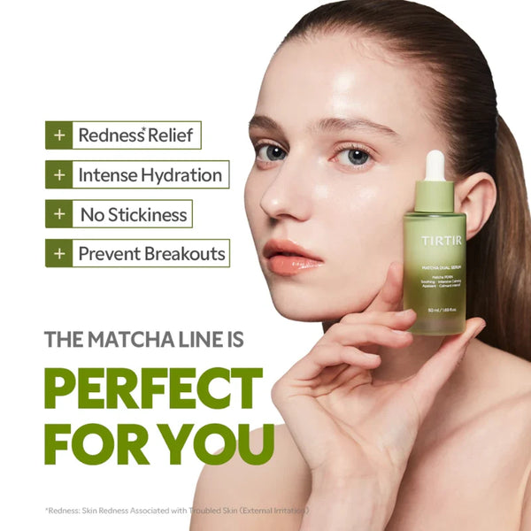 TIRTIR Matcha Dual Serum - 50ML - AuraSilque