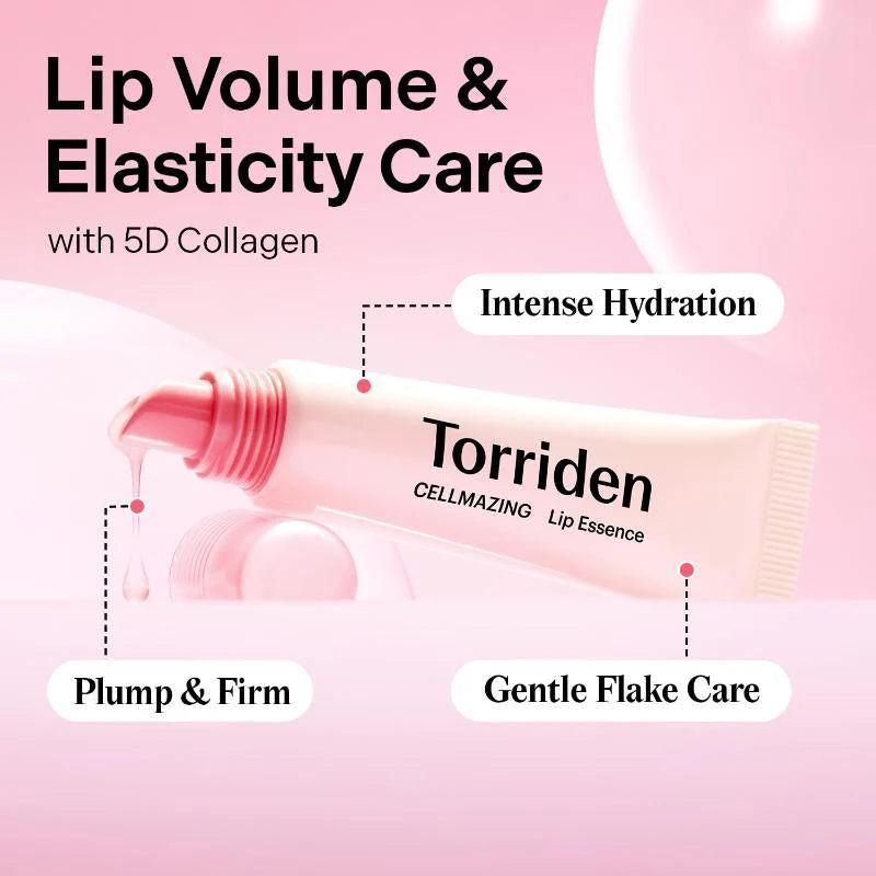 Torriden Cellmazing Collagen Volume Lip Essence - AuraSilque