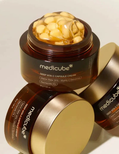 Medicube Deep Vita C Capsule Cream jars 