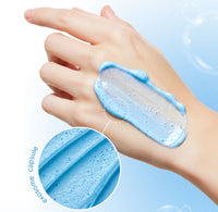 Medicube Exosome Capsule Cleanser applied on hand